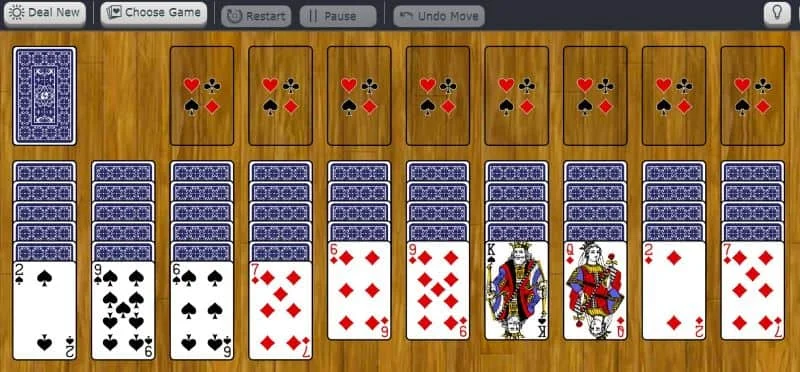 Free game of solitaire