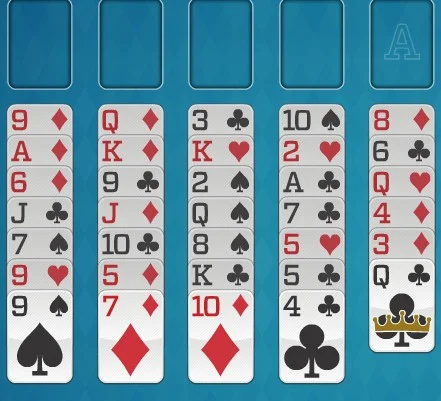 Free one turn solitaire